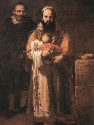 Jusepe de Ribera Magdalena Ventura with Her Husband and Son oil painting reproduction